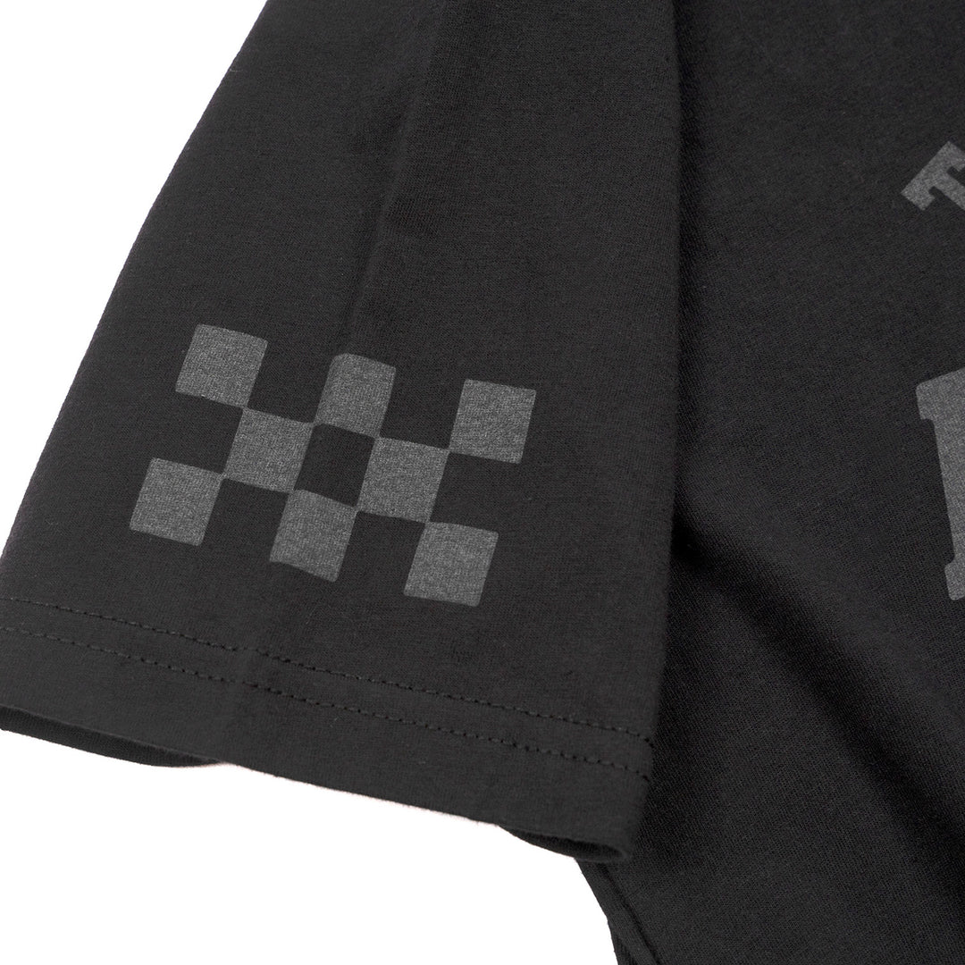 Fasthouse Coalition Tee Black - Close-Up of Graphic on Sleeve