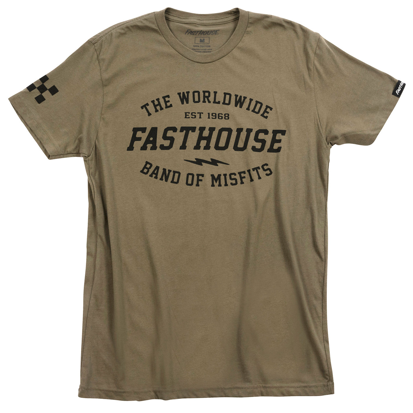 Fasthouse Coalition Tee Military Green - Front View