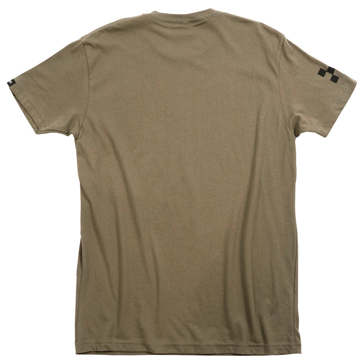 Fasthouse Coalition Tee Military Green - Rear View
