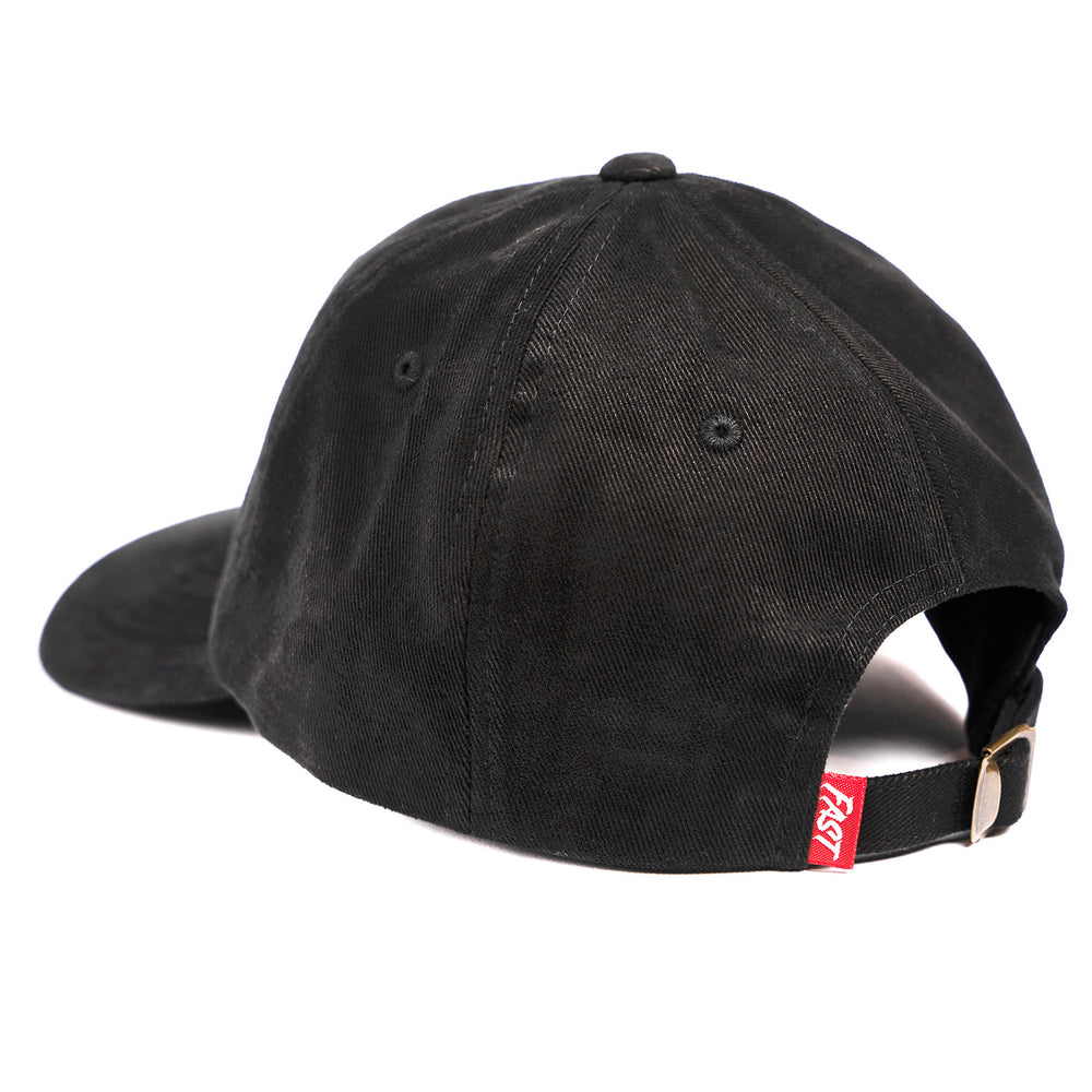 Fasthouse Coast 2 Coast Dad Hat Black - Rear Side View