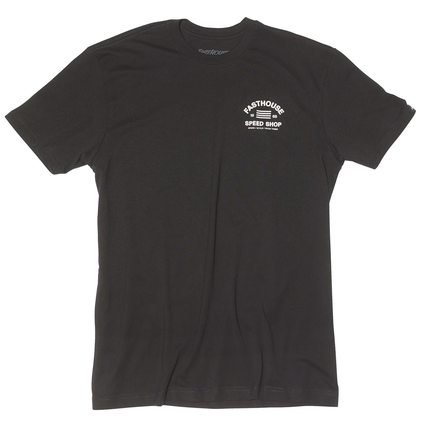 Fasthouse Cobalt Tee Black - Front View