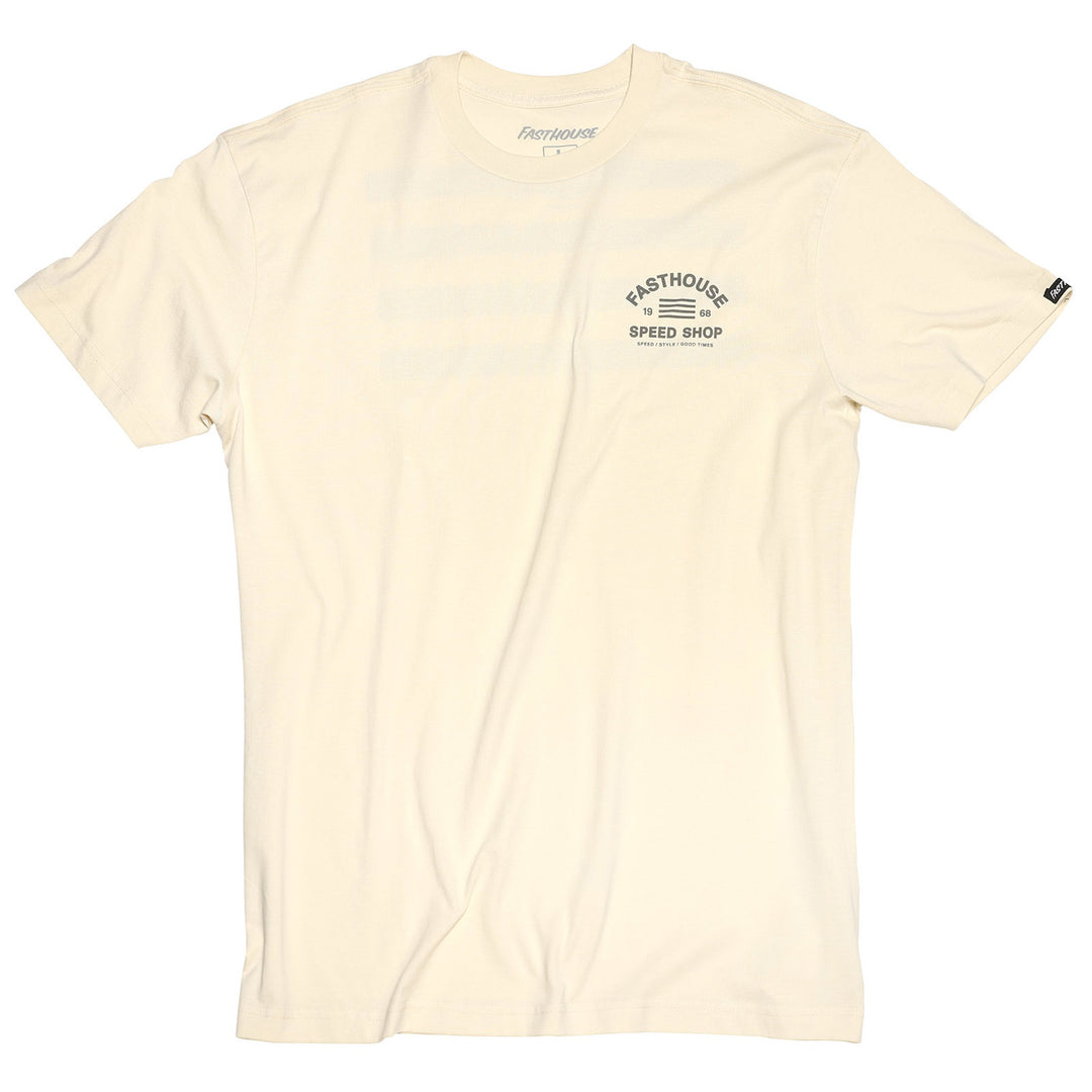 Fasthouse Cobalt Tee Natural - Front View