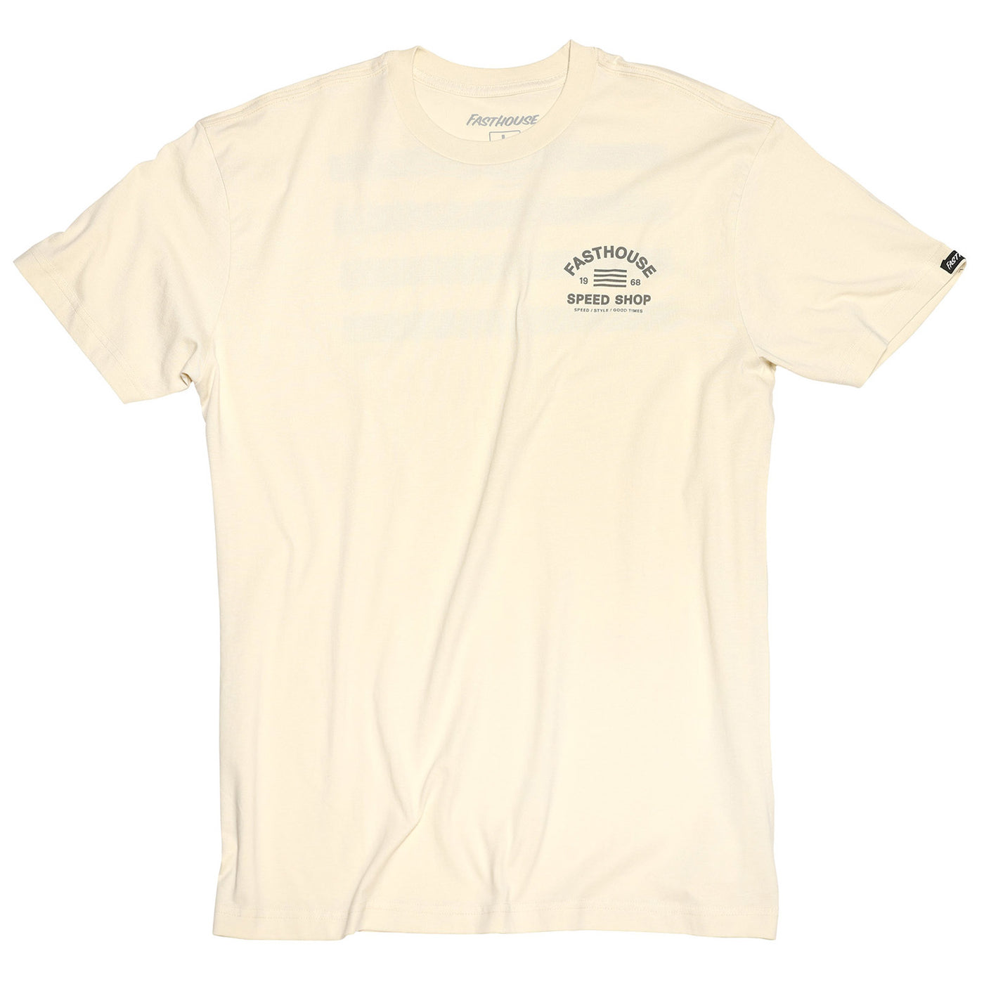 Fasthouse Cobalt Tee Natural - Front View