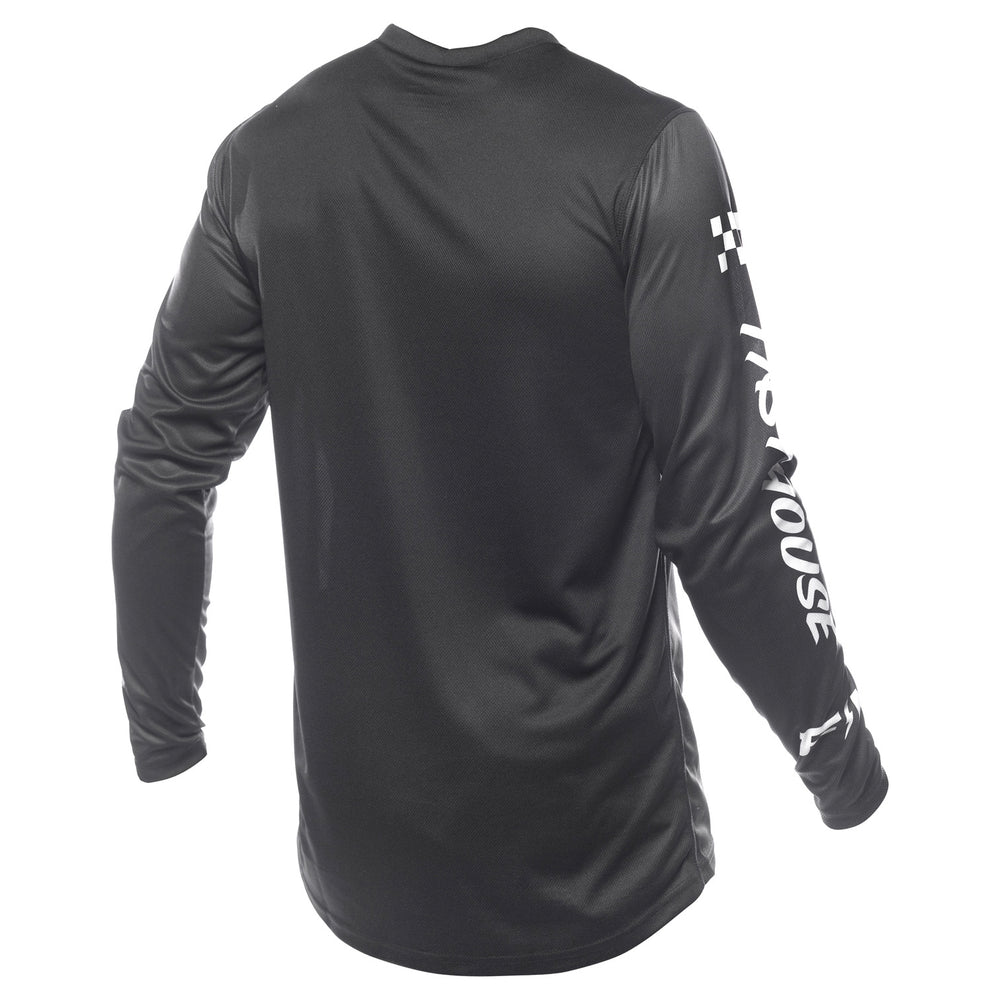 Fasthouse Carbon Force Jersey Black - Rear View