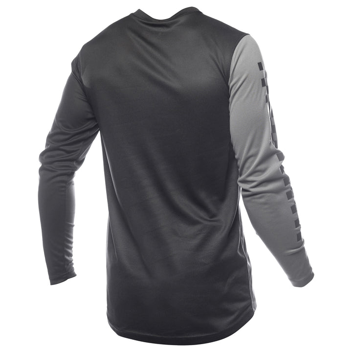 Fasthouse Carbon Method Jersey Black/Gray - Rear View