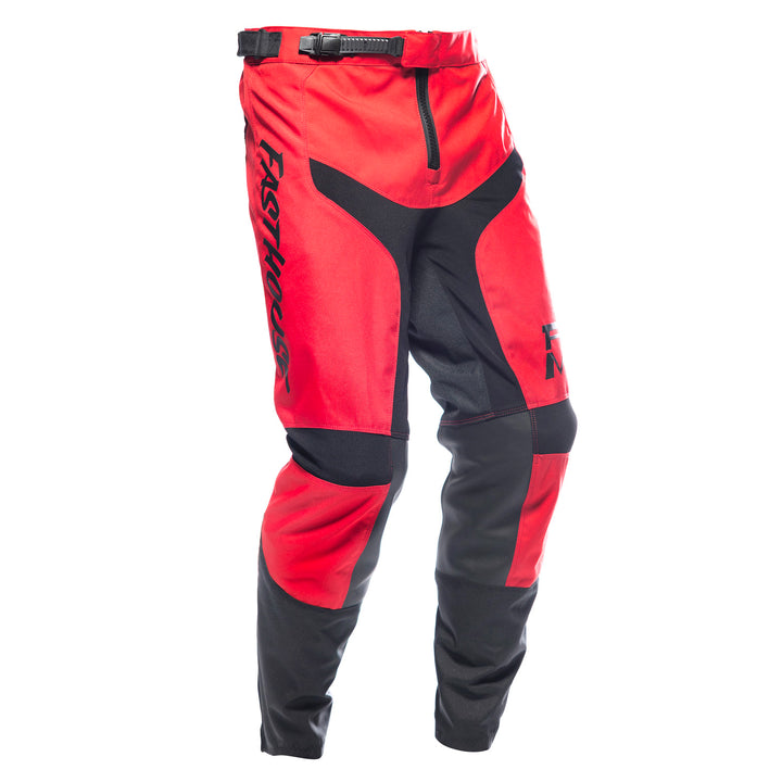 Fasthouse Carbon Method Pants Red/Black - Front Right Side View