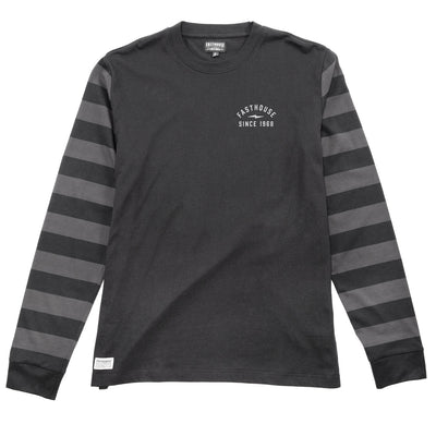Fasthouse Crown LS Tee Black - Front View
