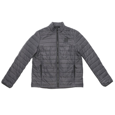 Fasthouse Crosswind Packable Puffer Jacket Charcoal - Front View