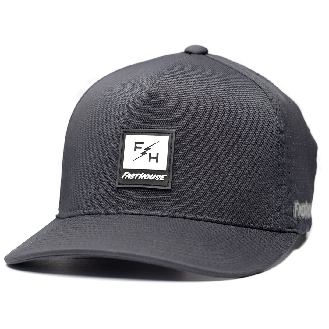 Fasthouse Dash Hat Black - Front Side View