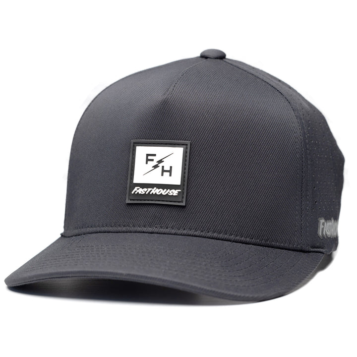 Fasthouse Dash Hat Black - Front Side View