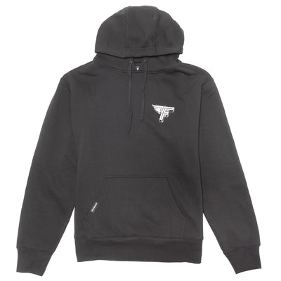 Fasthouse Dash Hooded Pullover Black - Front View