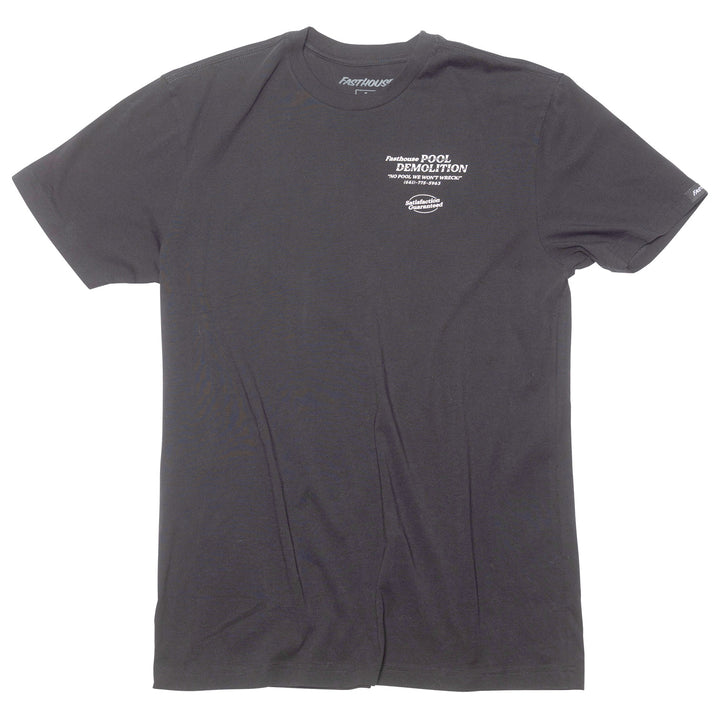 Fasthouse Demolition SS Tee Black - Front View