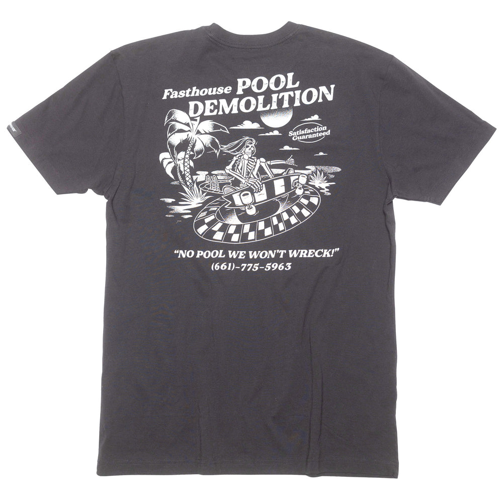 Fasthouse Demolition SS Tee Black - Rear View