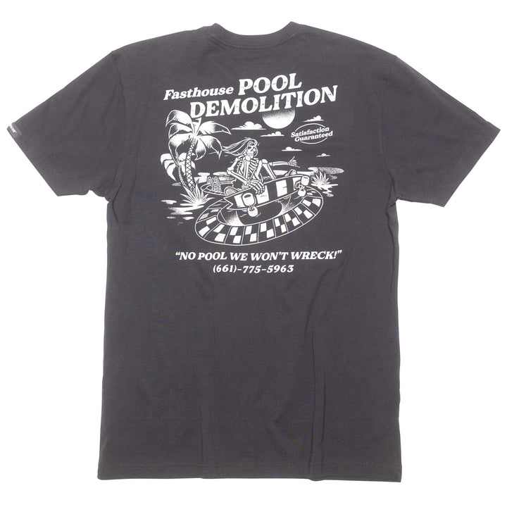 Fasthouse Demolition SS Tee Black - Rear View