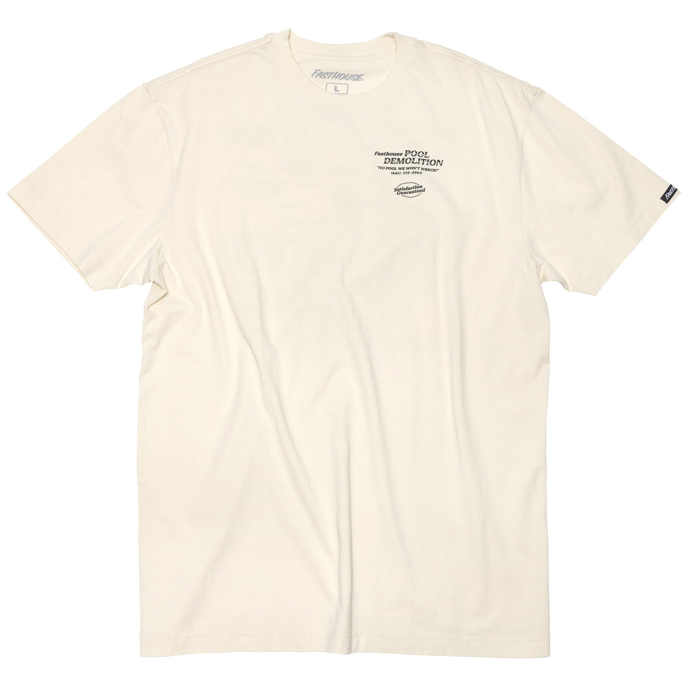 Fasthouse Demolition SS Tee Natural - Front View