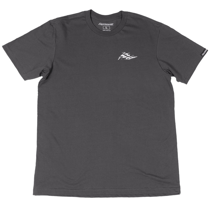 Fasthouse Dispatch SS Tee Graphite Black - Front View