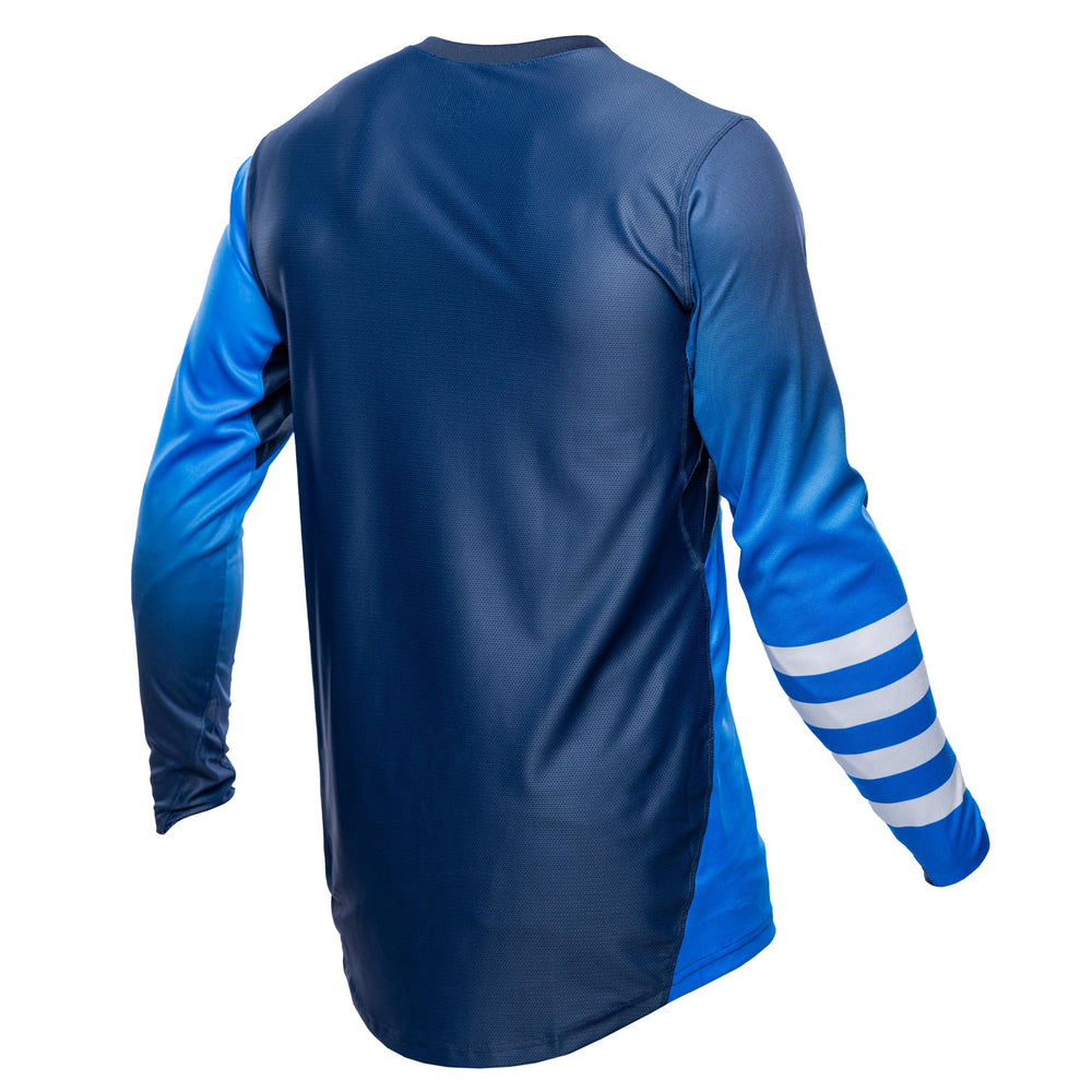 Fasthouse Elrod Ether Jersey Electric Blue/Navy - Rear View
