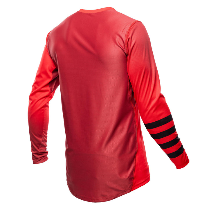Fasthouse Elrod Ether Jersey Red/Jester Red - Rear View