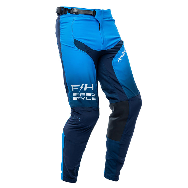 Fasthouse Elrod Ether Pants Electric Blue/Navy - Front Right Side View