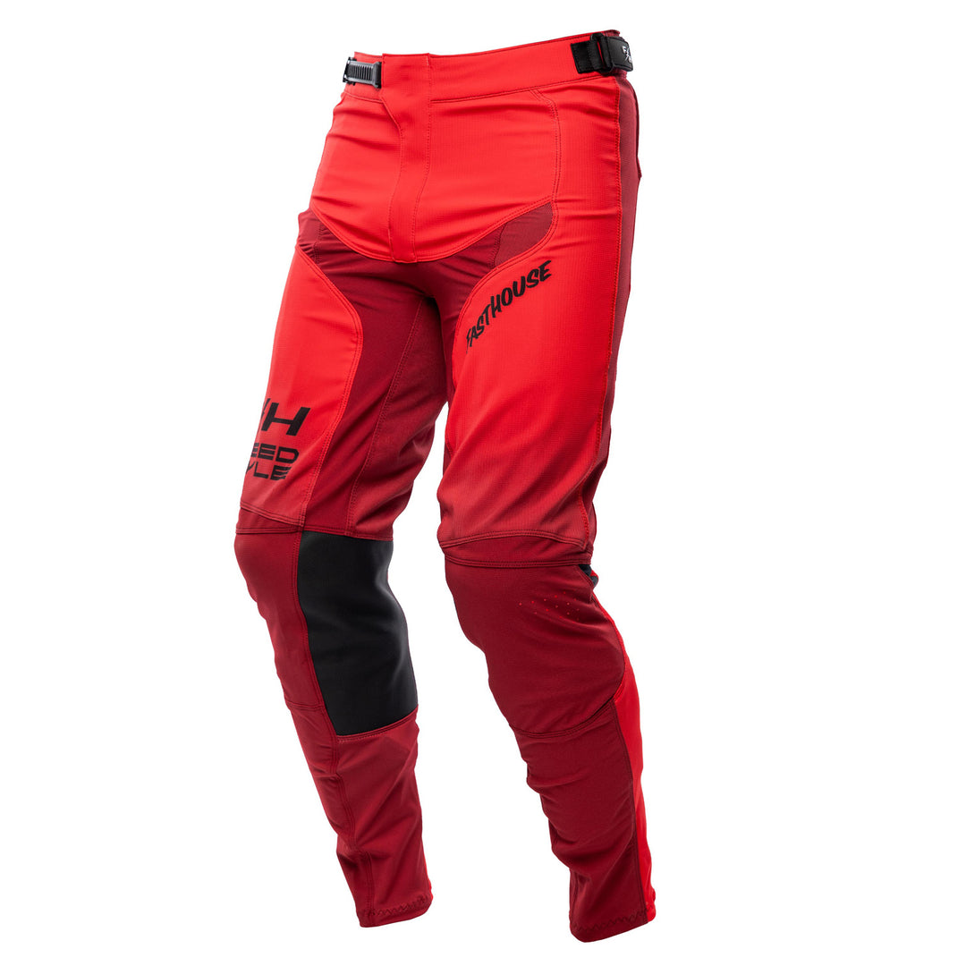 Fasthouse Elrod Ether Pants Red/Jester Red - Front Left Side View