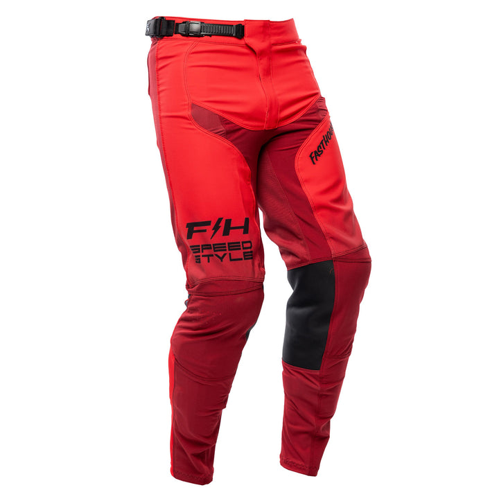 Fasthouse Elrod Ether Pants Red/Jester Red - Front Right Side View