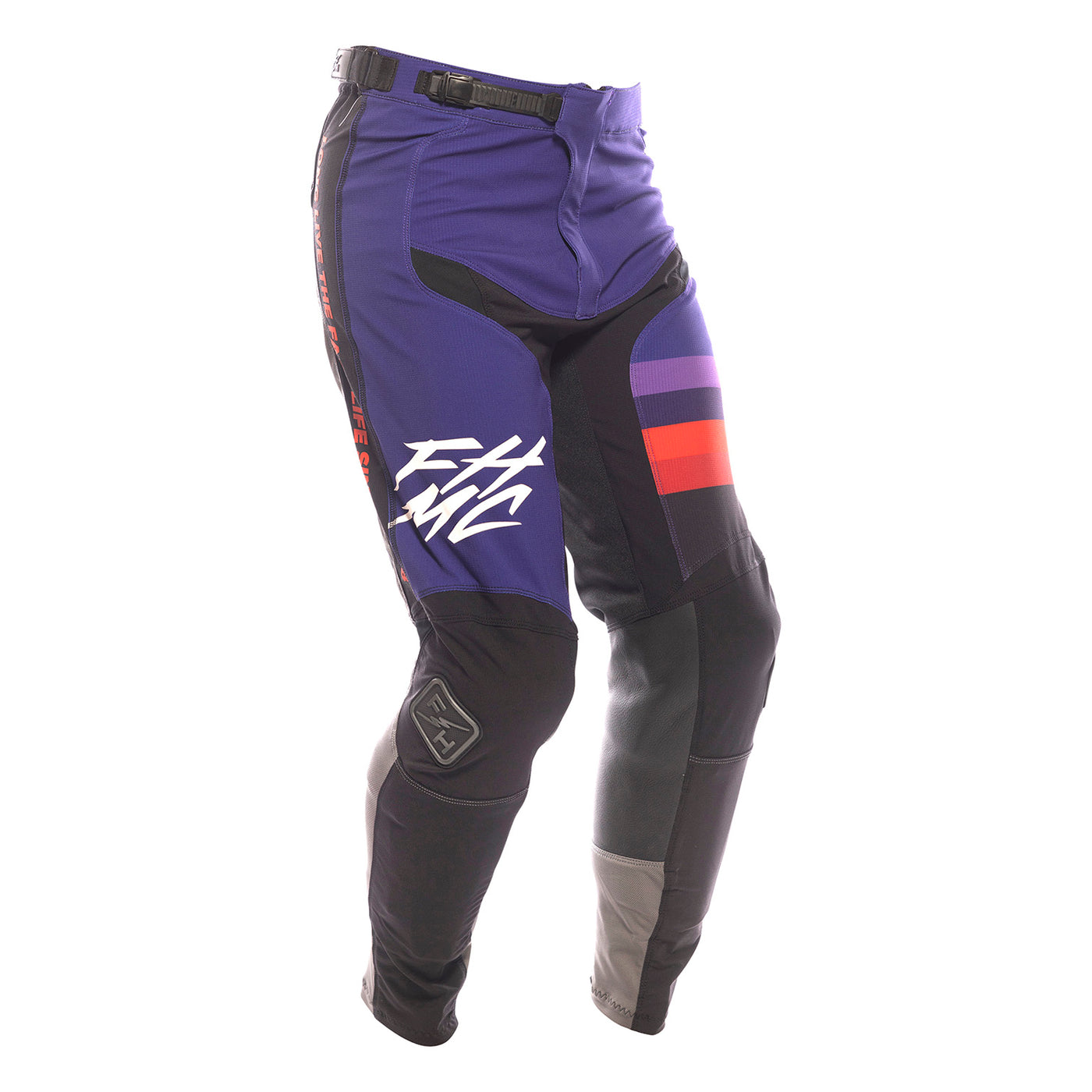 Fasthouse Elrod Evoke Pant Purple/Black - Front Right Side View