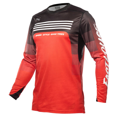 Fasthouse Elrod Hypersonic Jersey Red - Front Side View