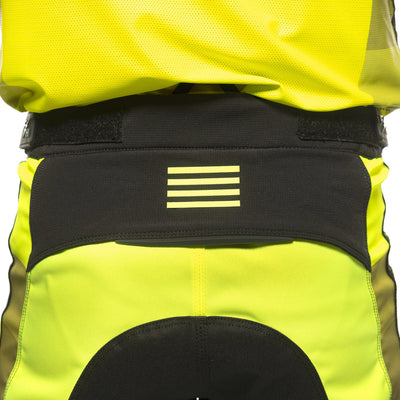 Fasthouse Elrod Hypersonic Pant Hi-Viz - Close-Up of Rear Waist Details