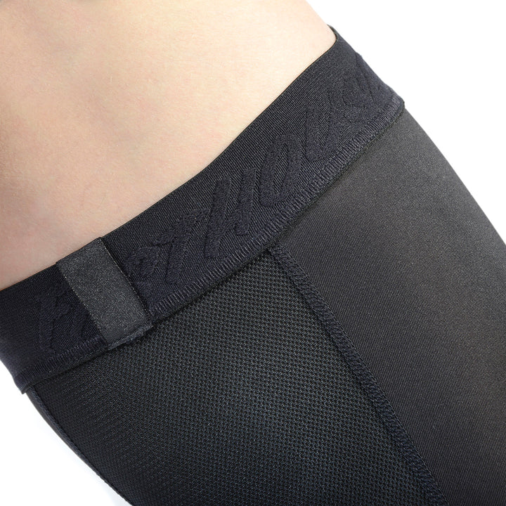 Fasthouse Elrod Legacy Knee Brace Sock Black - Close-Up of Top Band
