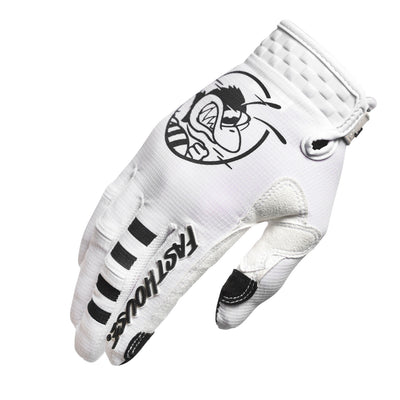 Fasthouse Elrod OG Gloves White - Back of Right Hand View