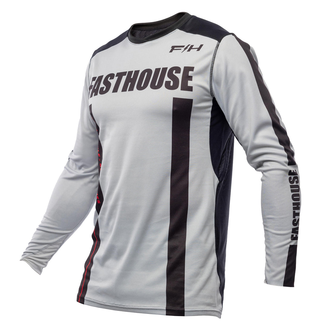 Fasthouse Elrod Storm Jersey Fog/Black - Front View