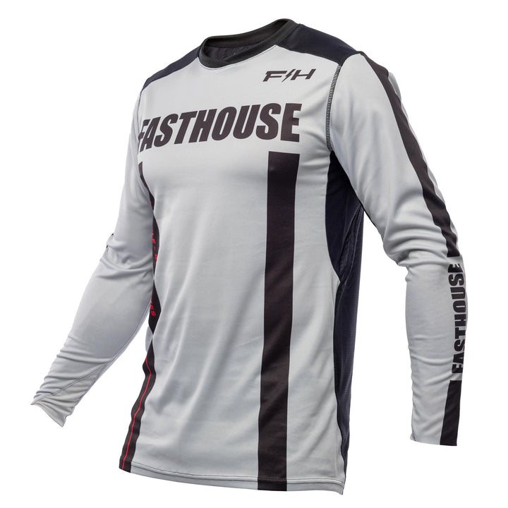 Fasthouse Elrod Storm Jersey Fog/Black - Front View