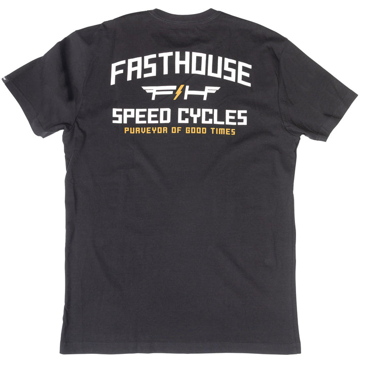 Fasthouse Elevate SS Tee Black - Rear View