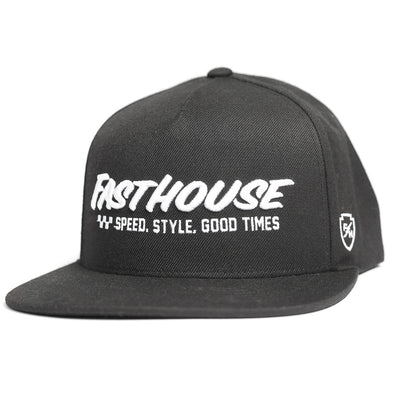 Fasthouse Essential Hat Black - Front View