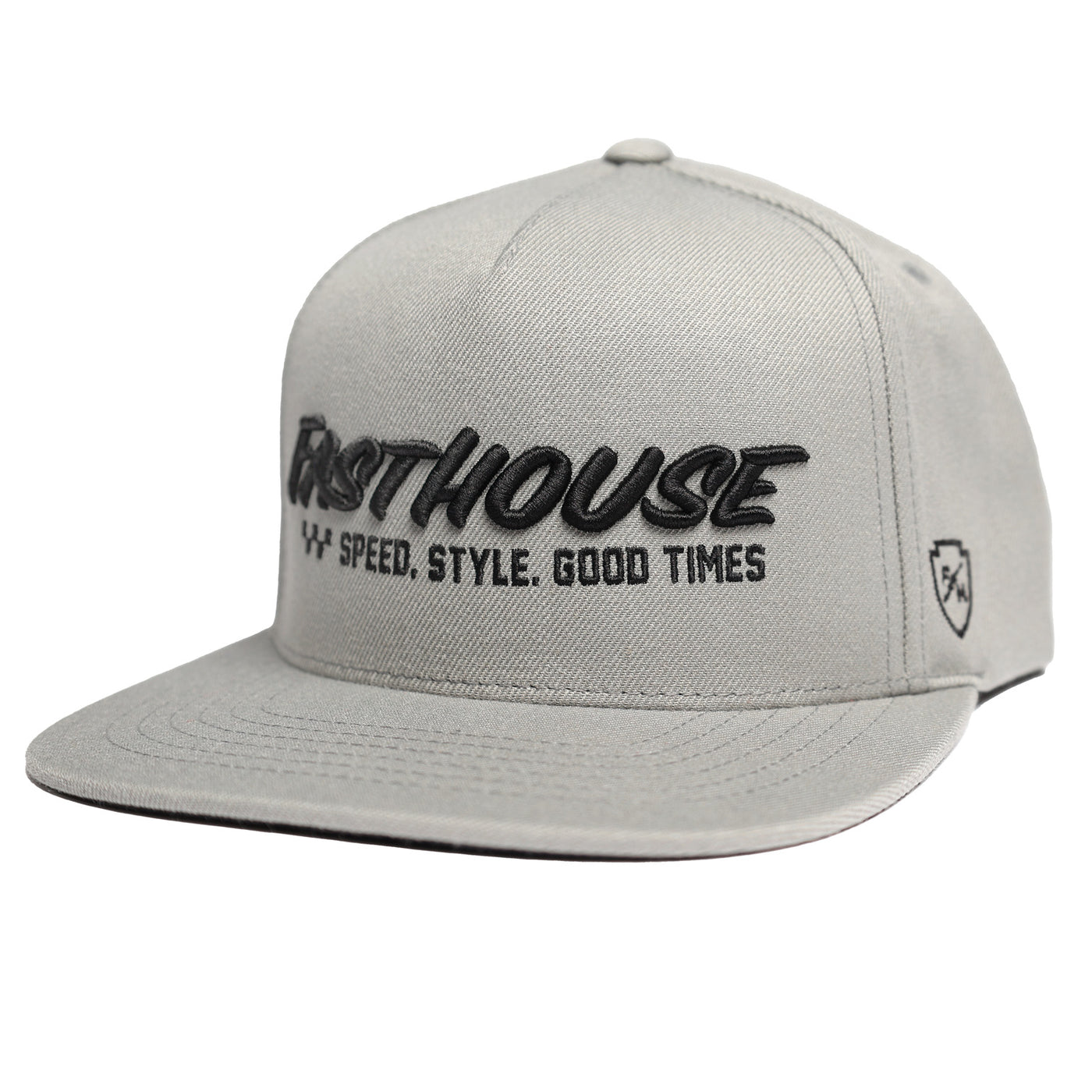 Fasthouse Essential Hat Gray - Front View