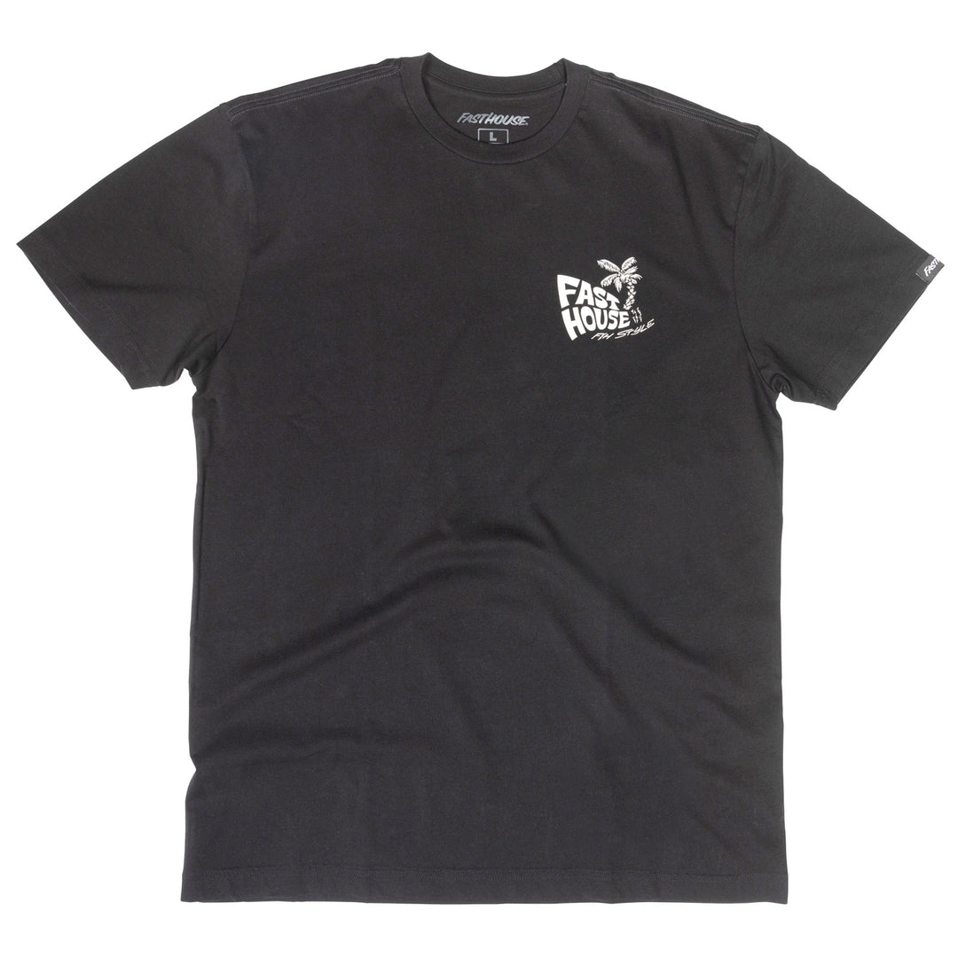 Fasthouse Explorer SS Tee Black - Front View