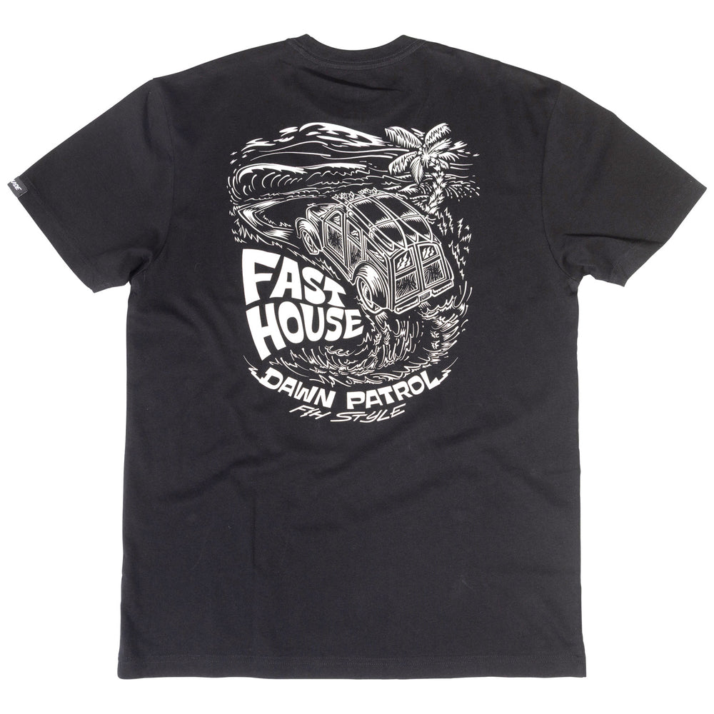 Fasthouse Explorer SS Tee Black - Rear View