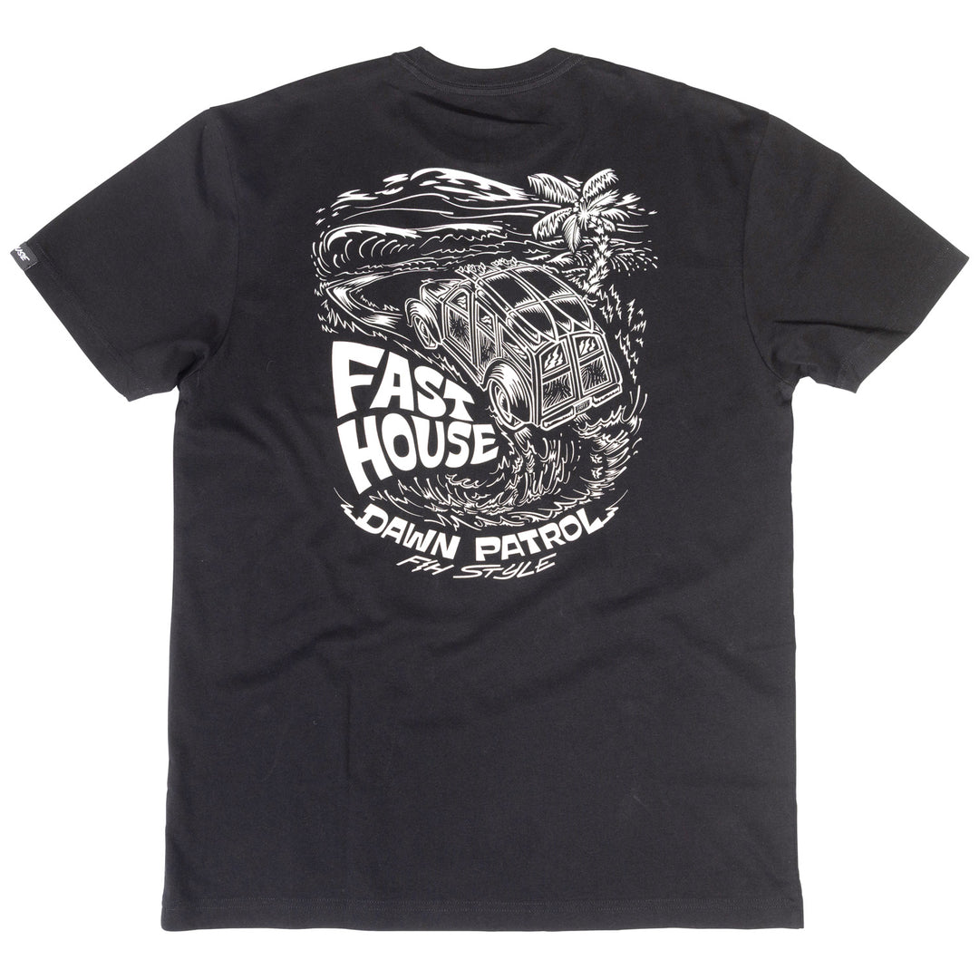 Fasthouse Explorer SS Tee Black - Rear View