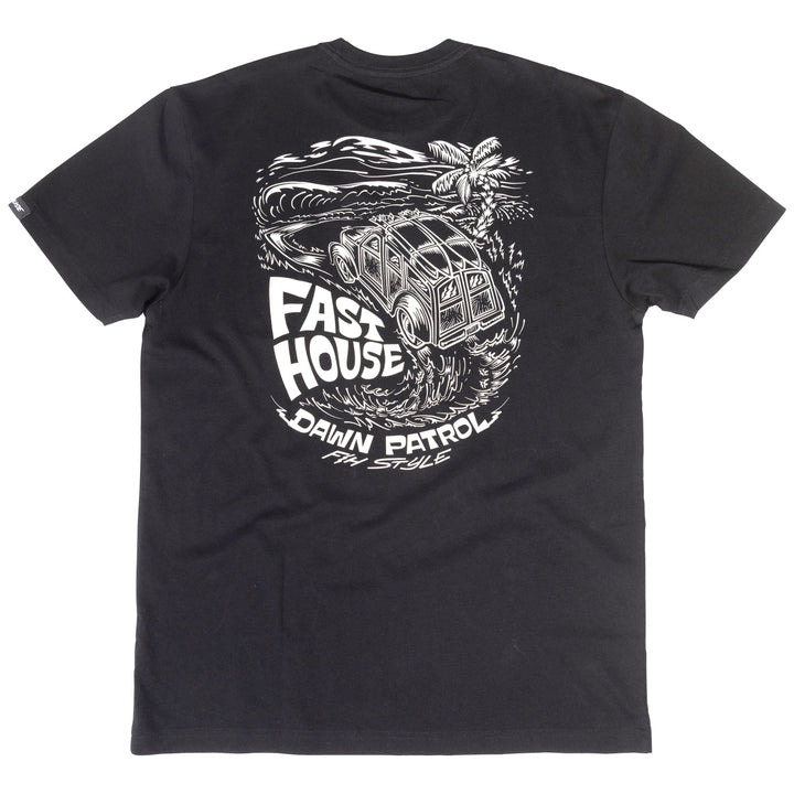 Fasthouse Explorer SS Tee Black - Rear View