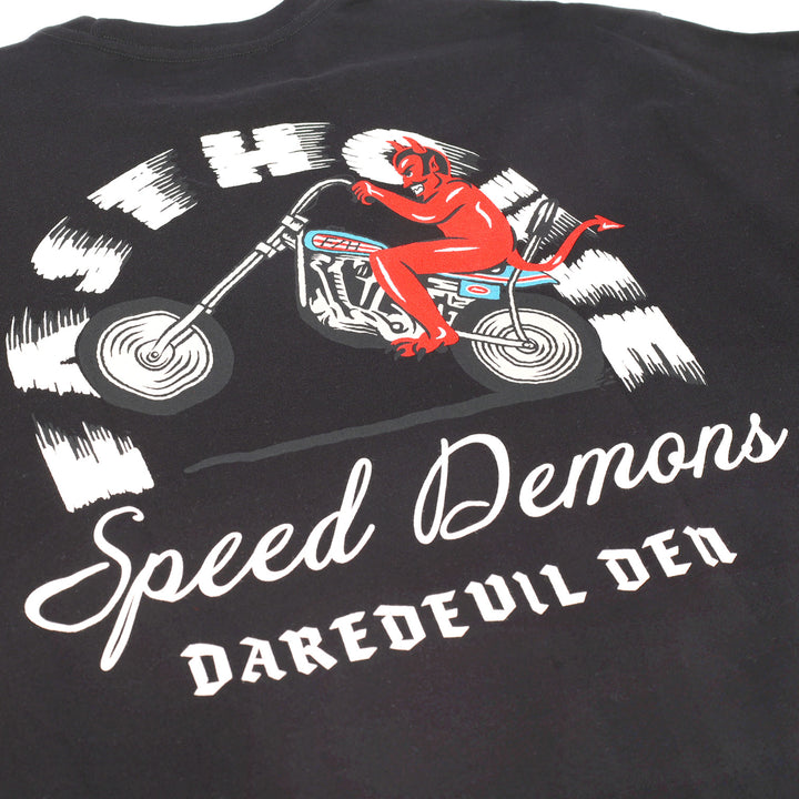 Fasthouse Fallen SS Tee Black - Close-Up of Graphic on Back