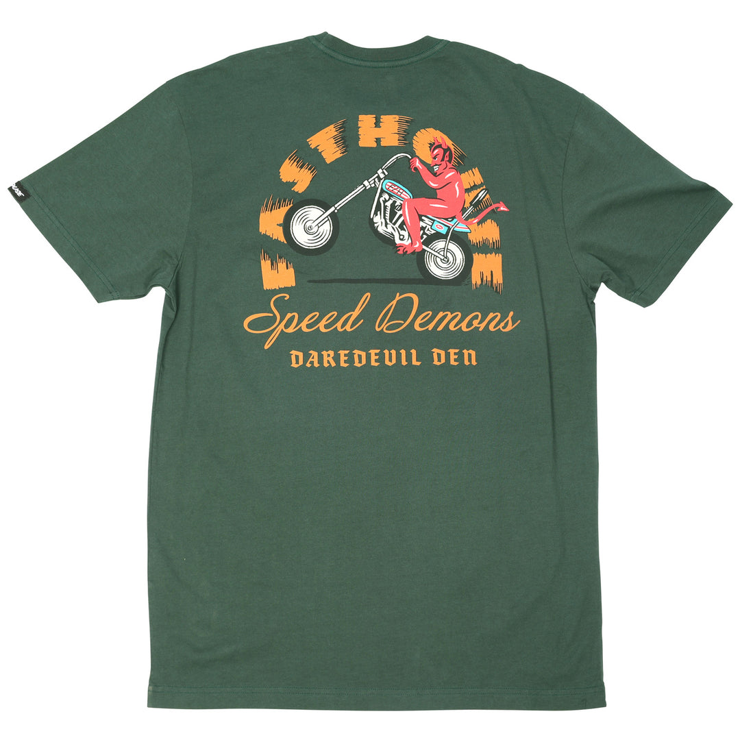 Fasthouse Fallen SS Tee Pine - Rear View