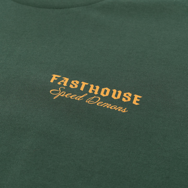 Fasthouse Fallen SS Tee Pine - Close-Up of Graphic on Front