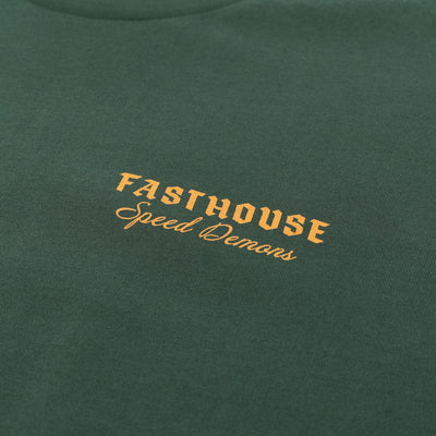 Fasthouse Fallen SS Tee Pine - Close-Up of Graphic on Front