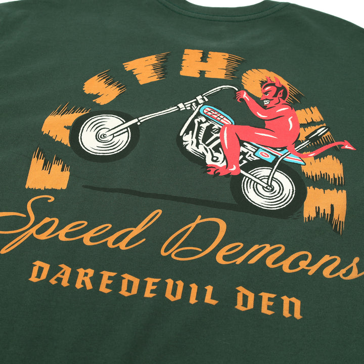 Fasthouse Fallen SS Tee Pine - Close-Up of Graphic on Back