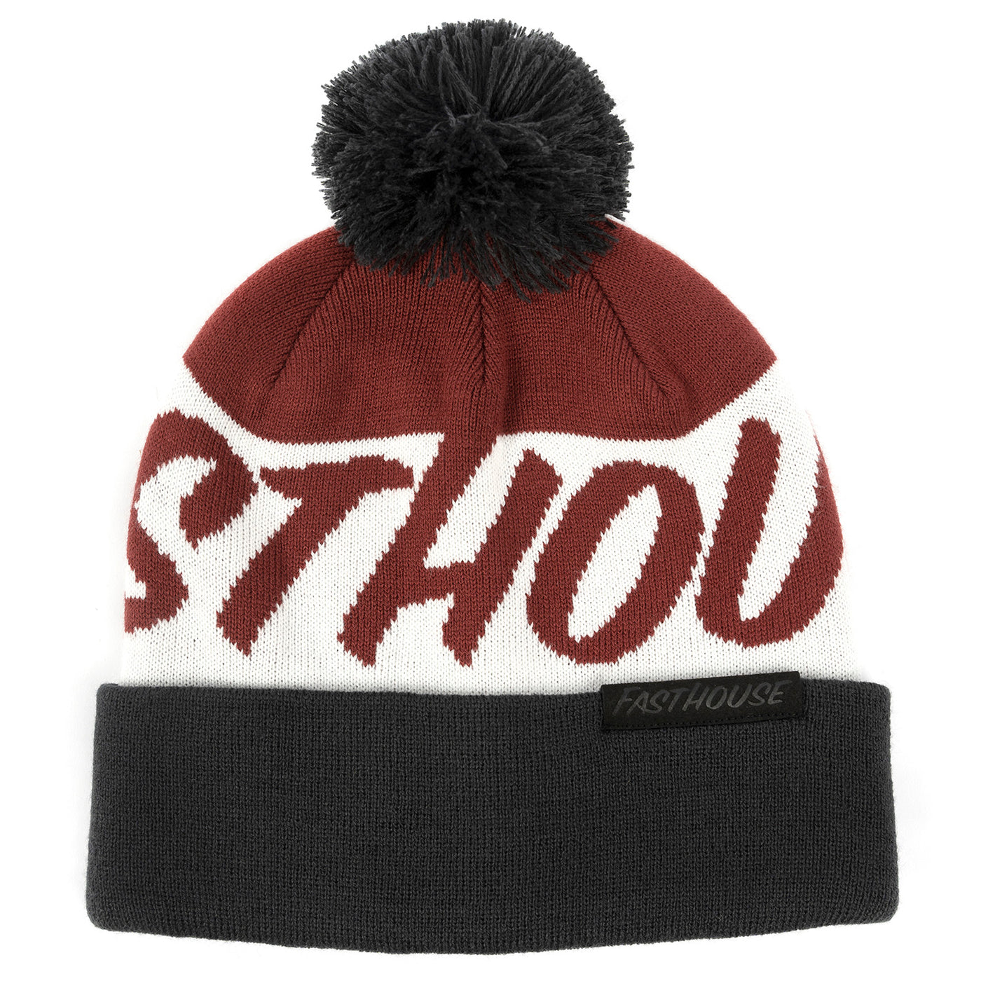 Fasthouse Fastball Beanie Rust/Smoked Navy - Front View