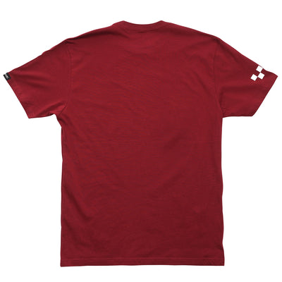 Fasthouse Fast Life Tee Cardinal - Rear View