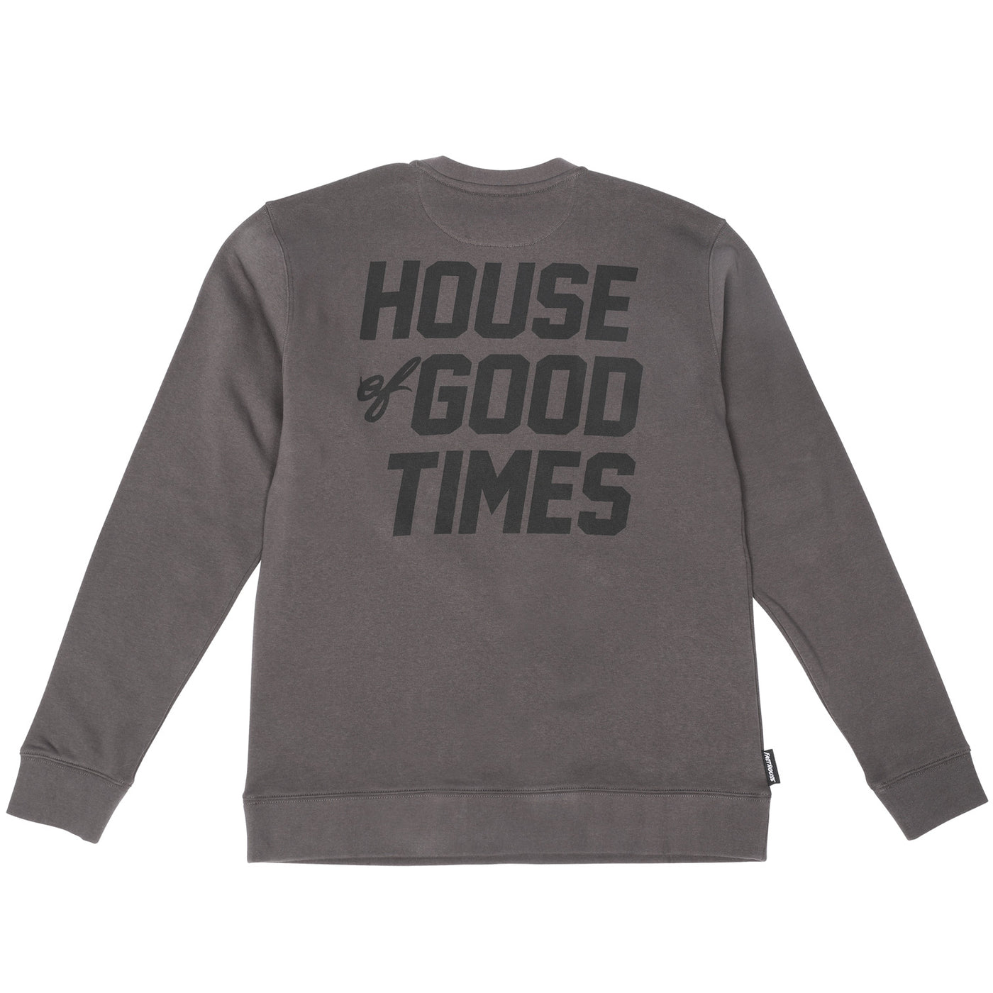 Fasthouse Felix Crewneck Pullover Vintage Black - Rear View