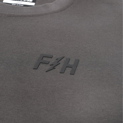 Fasthouse Felix Crewneck Pullover Vintage Black - Close-Up of Graphic on Front