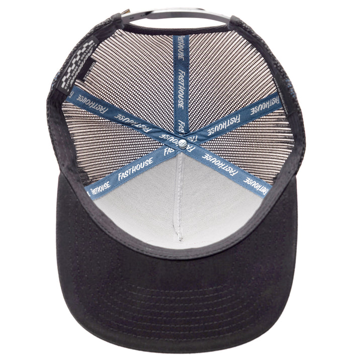 Fasthouse Finch Hat Black - Bottom Up View