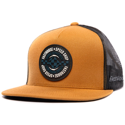 Fasthouse Finch Hat Camel - Front Side View